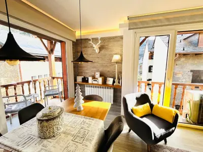 Zona de estar de UP BENASQUE FLOR de NIEVE