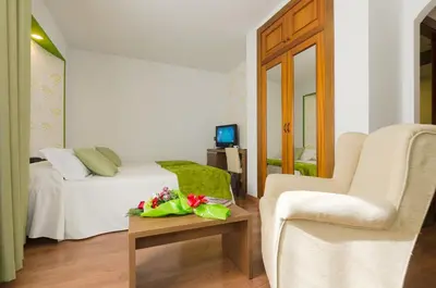 Zona de estar de Hotel Apolo