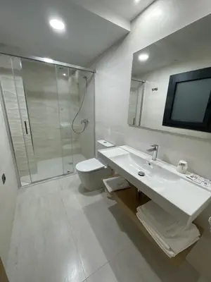 Un baño de Hostal Pirineos Ainsa
