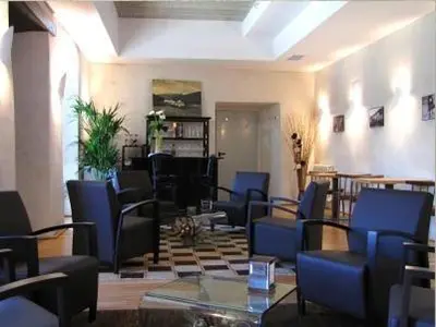 Zona de estar de Hotel Roncesvalles