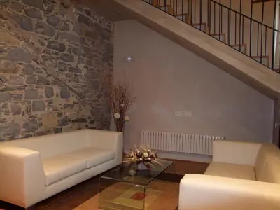 Zona de estar de Hotel Roncesvalles