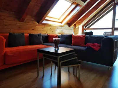 Zona de estar de Dúplex familiar en Esterri d'Àneu
