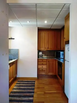 Una cocina o zona de cocina en Dúplex familiar en Esterri d'Àneu