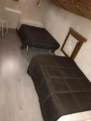 Cama o camas de una habitación en La Rectoria