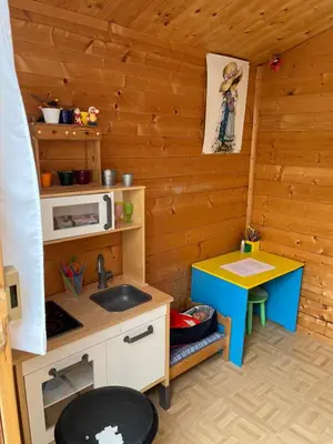 Una cocina o zona de cocina en La Rectoria