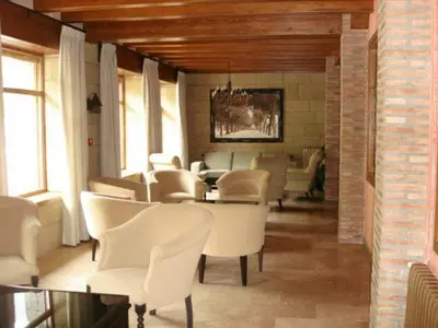 Zona de estar de Hotel Villa de Canfranc