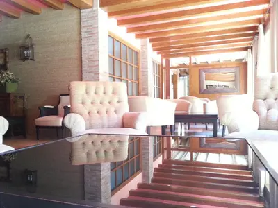 Zona de estar de Hotel Villa de Canfranc