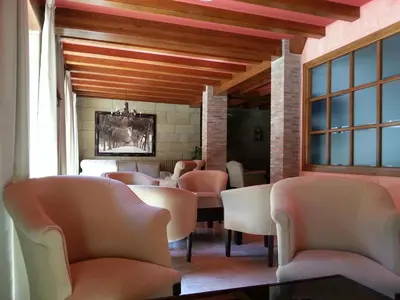 Zona de estar de Hotel Villa de Canfranc