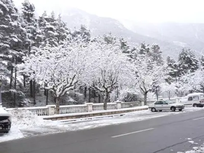 Hotel Villa de Canfranc en invierno