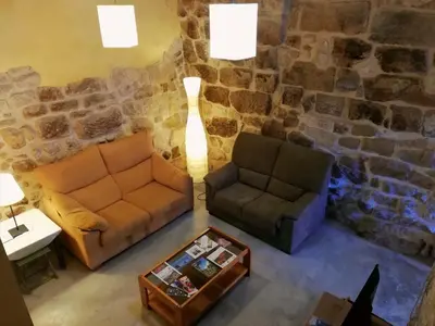 Zona de estar de Casa Marina