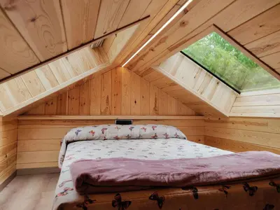 Cama o camas de una habitación en Camping Prades Park