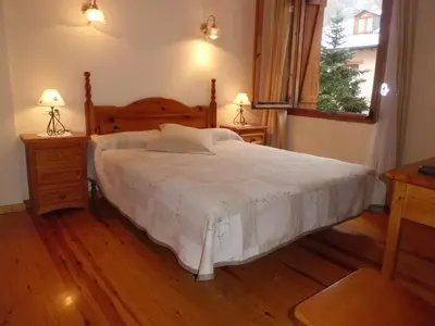 Cama o camas de una habitación en Hotel Llacs De Cardos
