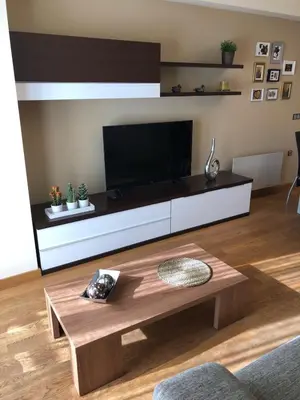 Una televisión o centro de entretenimiento en Apartament Neret I