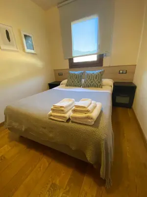 Cama o camas de una habitación en Apartament Neret I