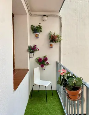 Zona de estar de VTZ El Balcón de Rey Alfonso I