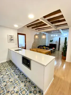 Una cocina o zona de cocina en VTZ El Balcón de Rey Alfonso I