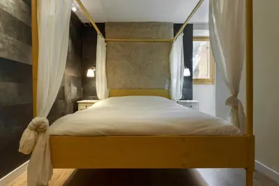 Cama o camas de una habitación en Panticosa Brazato