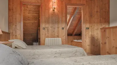 Cama o camas de una habitación en Casa Irissa