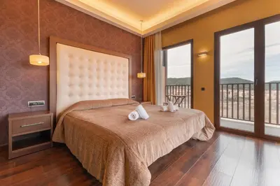 Cama o camas de una habitación en Fuente del Miro