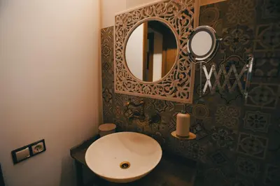 Un baño de El Racó de Valderrobres