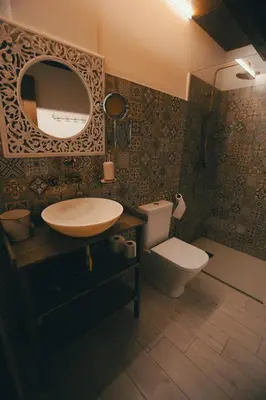 Un baño de El Racó de Valderrobres