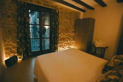 Cama o camas de una habitación en El Racó de Valderrobres