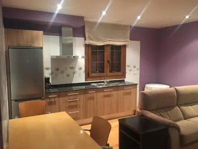 Una cocina o zona de cocina en Hostal Rural Haizea