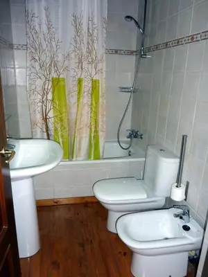 Un baño de Apartaments Pleta Bona a la Vall de Boí