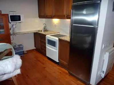 Una cocina o zona de cocina en Apartaments Pleta Bona a la Vall de Boí