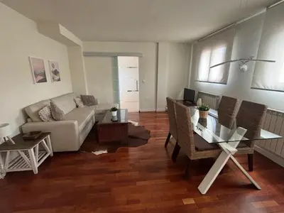 Zona de estar de Duplex Céntrico Labati Jaca
