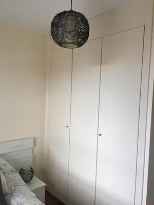 Cama o camas de una habitación en Apartamento esquí y golf Las Margas