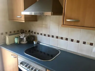 Una cocina o zona de cocina en Apartamento esquí y golf Las Margas