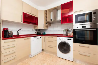 Una cocina o zona de cocina en Casa Gratal (Siétamo, Huesca)