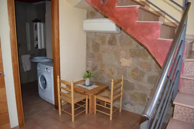 Plano de Casa con vistas al lago y con piscina - Casó Nou