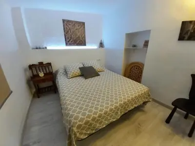 Cama o camas de una habitación en Alma Mudéjar Casa Rural