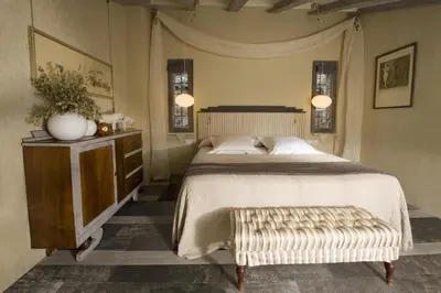 Cama o camas de una habitación en Alodia