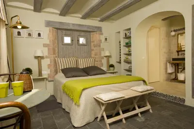 Cama o camas de una habitación en Alodia