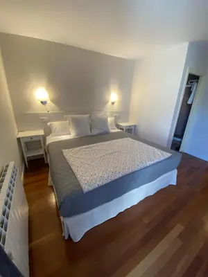 Cama o camas de una habitación en Hotel Casa Socotor