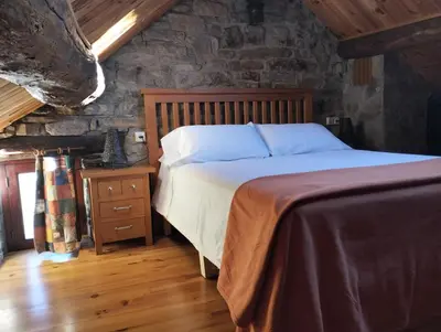 Cama o camas de una habitación en Casa Juez