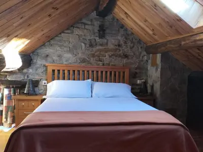 Cama o camas de una habitación en Casa Juez