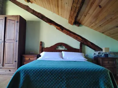 Cama o camas de una habitación en Casa Juez