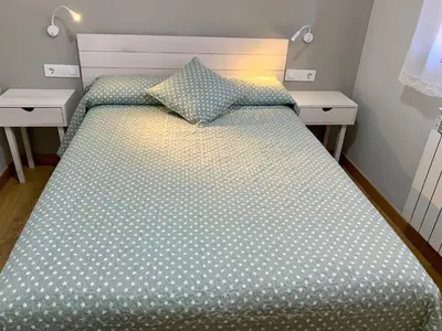 Cama o camas de una habitación en Apartamentos Maladeta