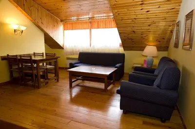 Zona de estar de Apartamentos Pessets Adelaida