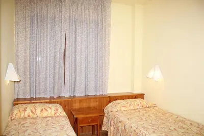 Cama o camas de una habitación en Apartamentos Pessets Adelaida
