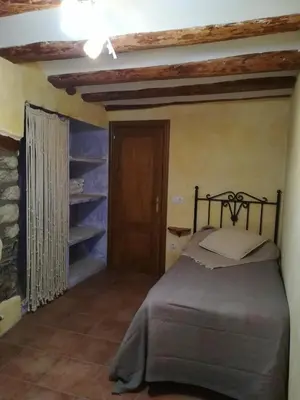 Cama o camas de una habitación en Casa el Francés