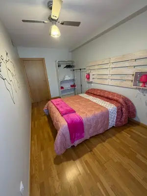 Cama o camas de una habitación en Apartamento Turístico “El Yugo”