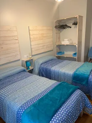 Cama o camas de una habitación en Apartamento Turístico “El Yugo”