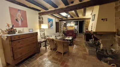 Zona de estar de El Racó de les Grases