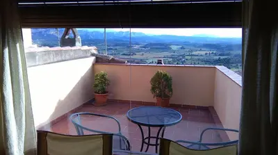Vista general de una montaña o vista desde el apartamento