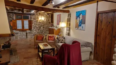 Zona de estar de El Racó de les Grases